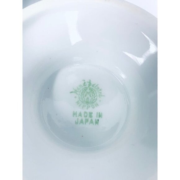 Morimura Nippon Japan Blue Luster Footed Bowl 5" - Picture 6 of 7